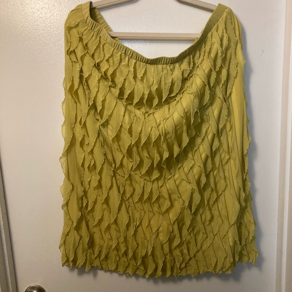 Really cool material skirt 2X brand new with tags